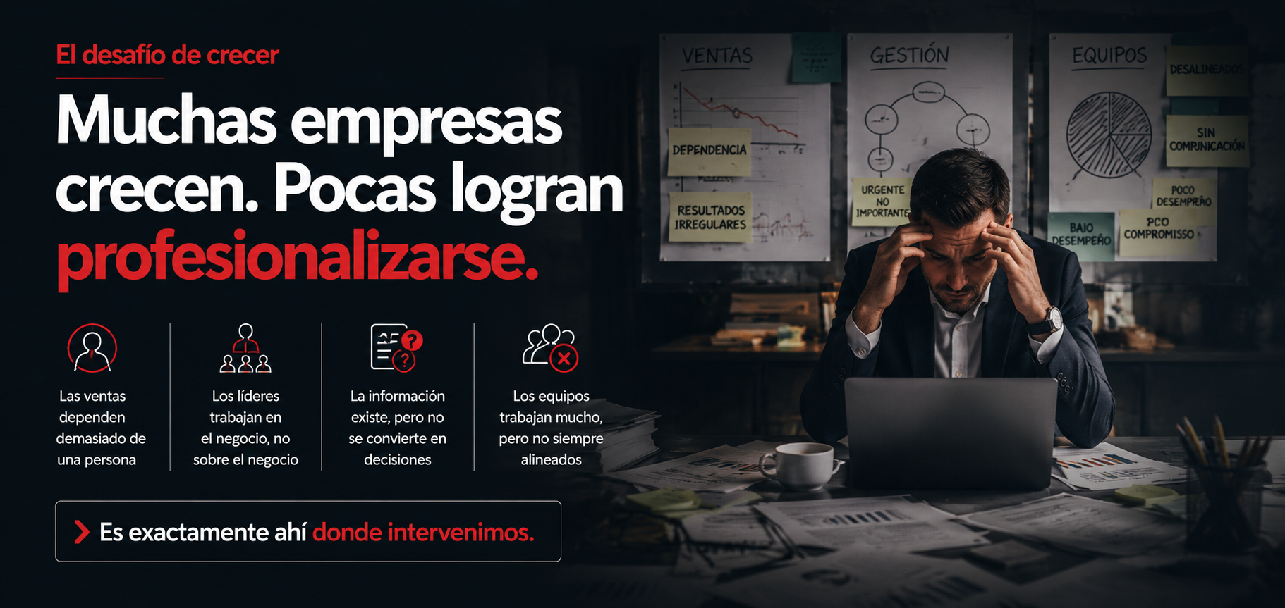 Desafíos en la gestión empresarial